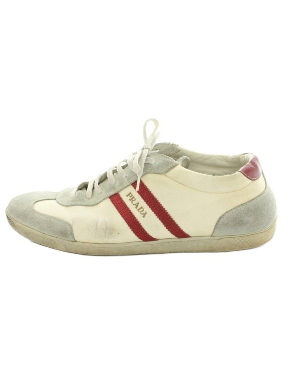 Prada Linea Rossa Sneakers Gray Ivory 8